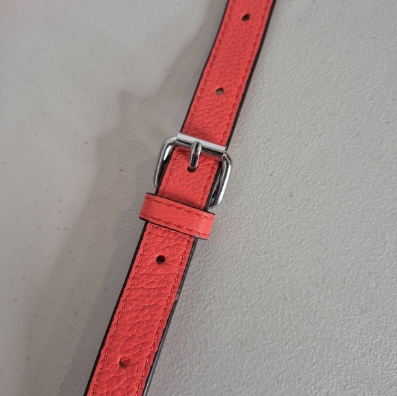 Rebecca Minkoff Leather Mini Blair Tote Crossbody Handbag in Poppy  *No Fringe - Picture 12 of 16